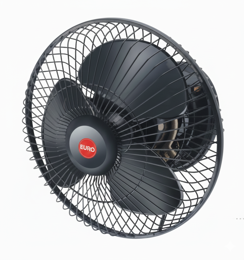 hi flo cabin fan sweep: 300mm/12 inch/9"